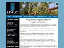 Tablet Screenshot of leahy-inc.com